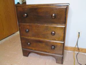 Wood dresser 27 wide...