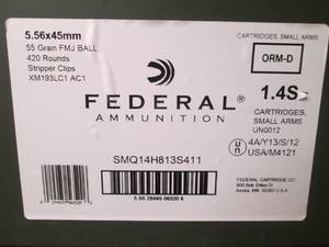 420 pack Federal Ammunition 5.56 x ...