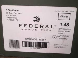 420 pack Federal Ammunition 5.56 x ...