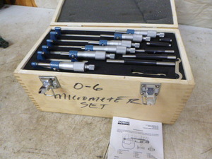 lot 55 image: Anytime Tools Micrometer Set