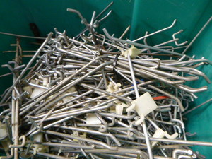 lot 117 image: Peg Board Hooks.