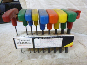lot 198 image: T-Handle Hex-Keys