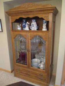 China cabinet contents NOT included...