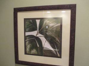 Framed matted wall art 20.5 x 20.5...