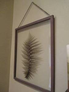 Clear glass wall hanging 14x16...