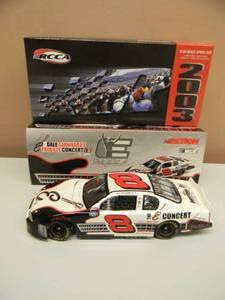 ACTION COLLECTABLES - 124  SCALE DIE CAST - DALE EARNHARDT JR #8 TRIBUTE CONCERT  - MONTE CARLO CLUB CAR BANK
