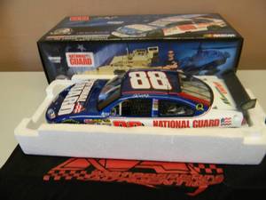 ACTION COLLECTABLES - 124  SCALE DIE CAST - DALE EARNHARDT JR #88 NATIONAL GUARD - 2008 IMPALA SS