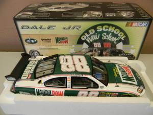 ACTION COLLECTABLES - 124  SCALE DIE CAST - DALE EARNHARDT JR #88 MT DEW RETRO - 2008 IMPALA SS