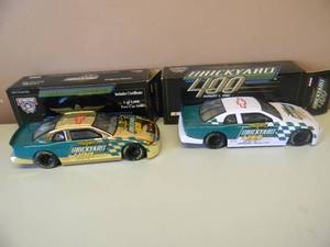NASCAR RACING CHAMPIONS - 124 SCALE DIE CAST - CHEVY MONTE CARLO- 2 CAR SET - COA