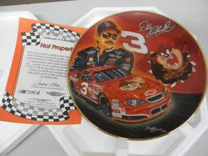 THE HAMILTON COLLECTION - DALE EARNHARDT - HOT PROPERTY - COLLECTORS PLATE - COA