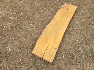 lot 205 image: Beautiful Stripped Wood Slab - Approx. 567 x 13 x 2 - NO SHIPPING