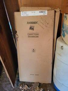 lot 228 image: (3) Anderson Casement Sash Windows - Model 1440530 Terratone - Visible Glass  - NO SHIPPING