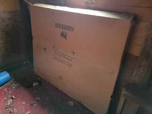 lot 230 image: Anderson Picture Window Replacement Sash - Model 1440620 Terratone - Visible Glass  - NO SHIPPING