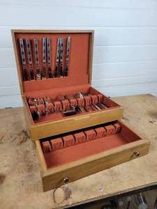 lot 189 image: Community Flatware set in Case