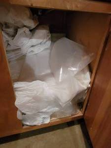 lot 287 image: Large Lot of Plastic Sheeting - Various Sizes, Various Thicknesses - NO SHIPPING