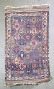 lot 82 image: Vintage Kazak Flat Weave Kilim Rug