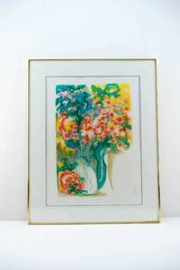lot 60 image: Pair Ronald Julius Christensen Lithographs Shadow Reds