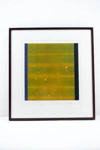 lot 61 image: Jon Neuse Framed Original Abstract Monotype Print