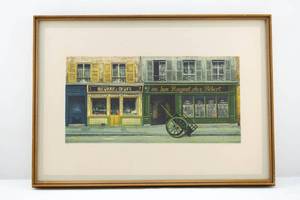 lot 70 image: Andre Renoux Le Bougnat Lithograph