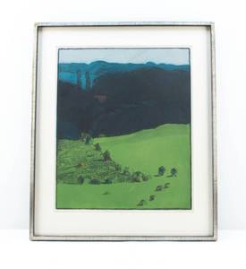 lot 77 image: Linda Plotkin Buffalo Run Artist Proof Lithograph