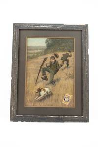 lot 110 image: Arm & Hammer Church & Co. Soda Arm & Hammer Stung Advertising Print