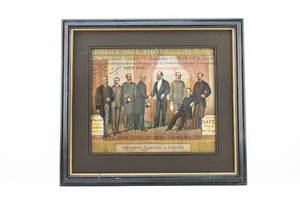 lot 111 image: Warners Safe Cure Garfield and the Cabinet Advertising Poster