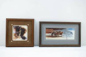 lot 121 image: Bev Doolittle Runs with Thunder & Wolves of the Crow Prints