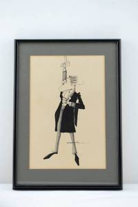lot 130 image: G.R. Cheesborough Courtroom Lawyer Barrister Lithograph