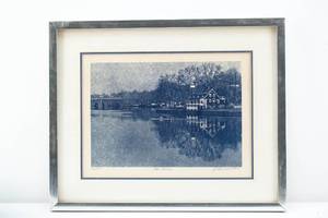 lot 136 image: R. Ehrlick  L. Sacco The Rower Color Serigraph w COA