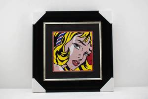 lot 21 image: After Roy Lichtenstein Girl with Hair Ribbon Pop Art Color Print