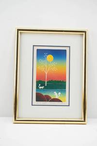 lot 237 image: Misha Moracha Goodnight Hand Signed Color Etching