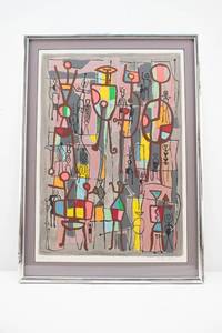 lot 238 image: Mayeu Passa Clameur Hand-Signed Lithograph w COA