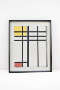 lot 240 image: After Piet Mondrian Opposition of Lines Red and Yellow Lithograph