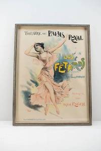 lot 247 image: Jean De Paleologue Les Fetards (The Playboys) Royal Palace Theater Advertising Lithograph