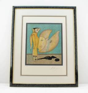 lot 35 image: Mihail Chemiakin Untitled Lithograph from Carnival in St. Petersburg Suite