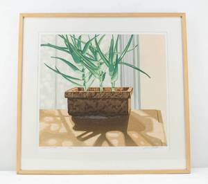 lot 40 image: Anne Ballou Space With Aloes Silkscreen, ed. 6272