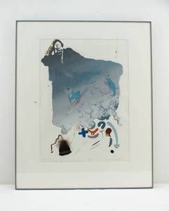 lot 163 image: Mary Alice Bernardin Transformation Mixed Media Silkscreen