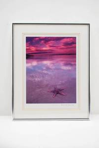 lot 173 image: Peter Lik Starfish Sunrise Framed Art Poster Print
