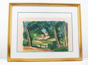 lot 175 image: Elmyr de Hory Homage to Cezanne Lithograph