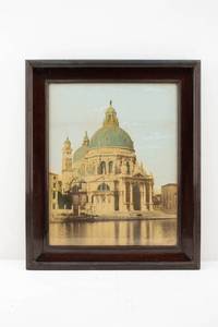 lot 293 image: Hand-tinted Photograph of Basilica di Santa Maria della Salute, Venice, Italy