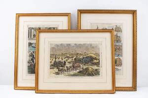lot 295 image: 3 Frank Leslies Illustrated Newspaper Print of Historical Minnesota Scenes