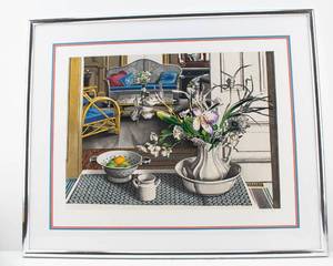 lot 360 image: Nancy Hagin Summer House Serigraph, Signed, 181200