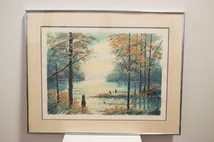 lot 363 image: Steve Bloom Waters Edge Serigraph, Signed & Numbered