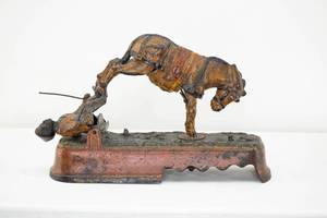 lot 348 image: I Always Did Spise a Mule Mechanical Bank