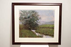 lot 332 image: Marilyn Fiegl Willows at Rawson Creek Lithograph