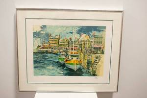lot 328 image: Wayland Moore Brittany Cove Serigraph