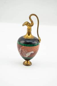 lot 321 image: Miniature Stone & Brass Gilt Decorative Ewer