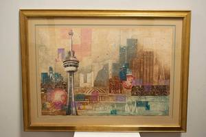 lot 366 image: Mikulas Kravjansky Metropolis (Toronto) Intaglio Etching