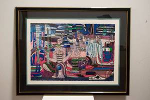 lot 370 image: Wong Shue Trade Winds Deluxe Serigraph, Signed & Numbered