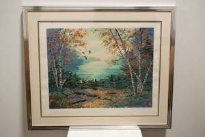lot 378 image: Steve Bloom Silver Lake Serigraph, Signed & Numbered